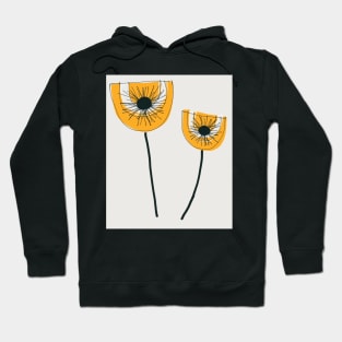 Post modern flowers Hoodie